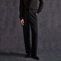 Hypeyourself_Casual_Cool_Solid_Black_Dark_Brown_Youth_Long_Length_Straight_Pants_MISSTT