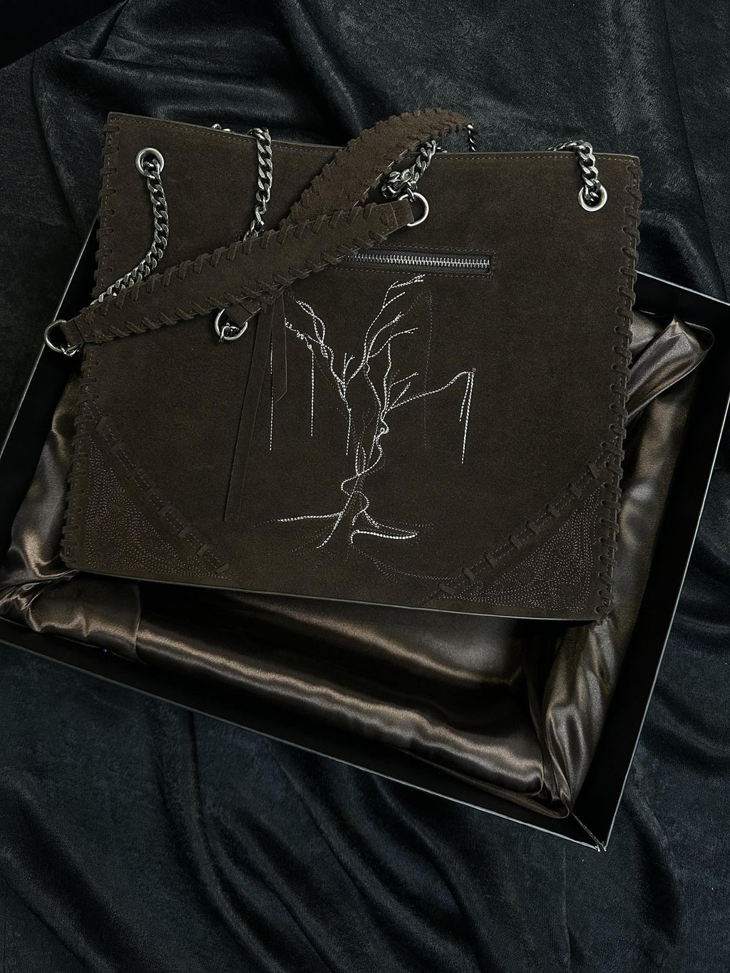 Hypeyourself Durable Vintage Literary Woven Leather Zipper Closure Men Everyday Use Bags