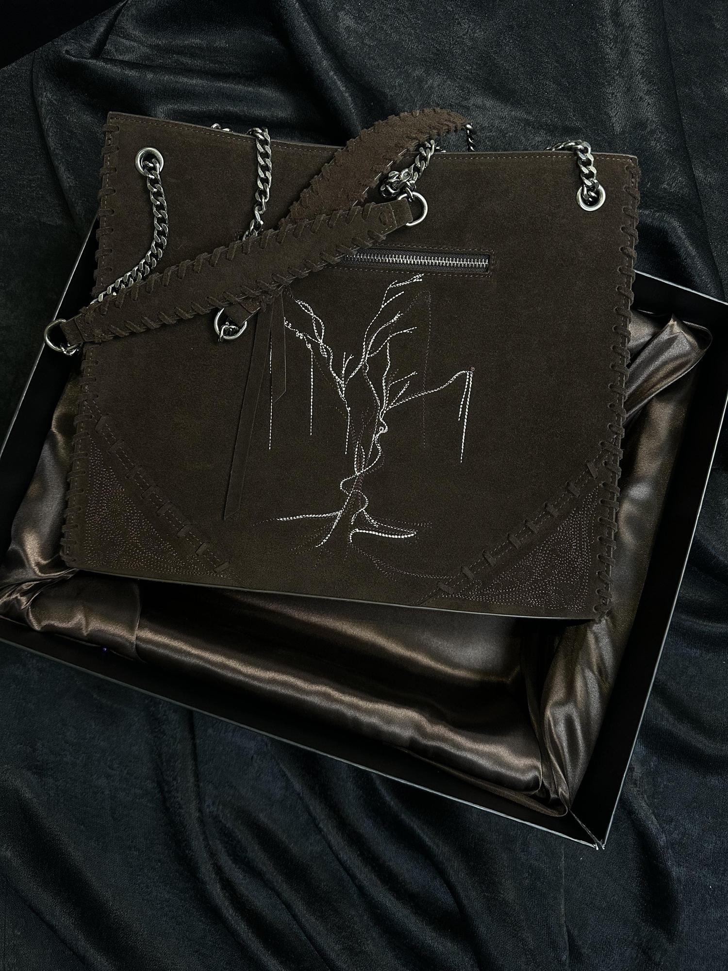 Hypeyourself Durable Vintage Literary Woven Leather Zipper Closure Men Everyday Use Bags
