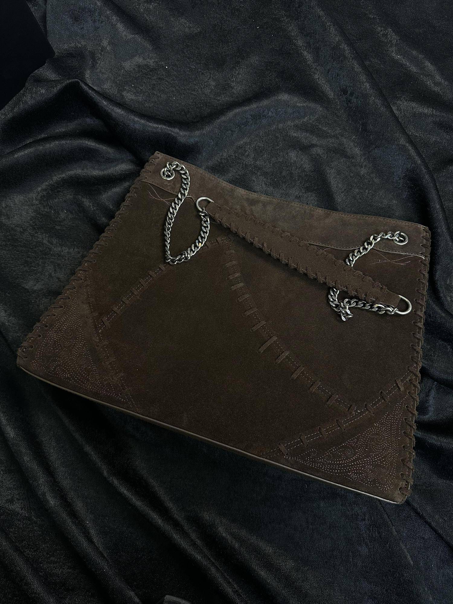 Hypeyourself Durable Vintage Woven Leather Zip Closure Messenger Bag Men Everyday Bags