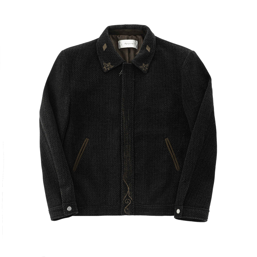 Hypeyourself_Embroidered_Chenille_Slim_Fit_Turn_Down_Collar_Zip_Front_Men_Cropped_Jackets_MISSTT