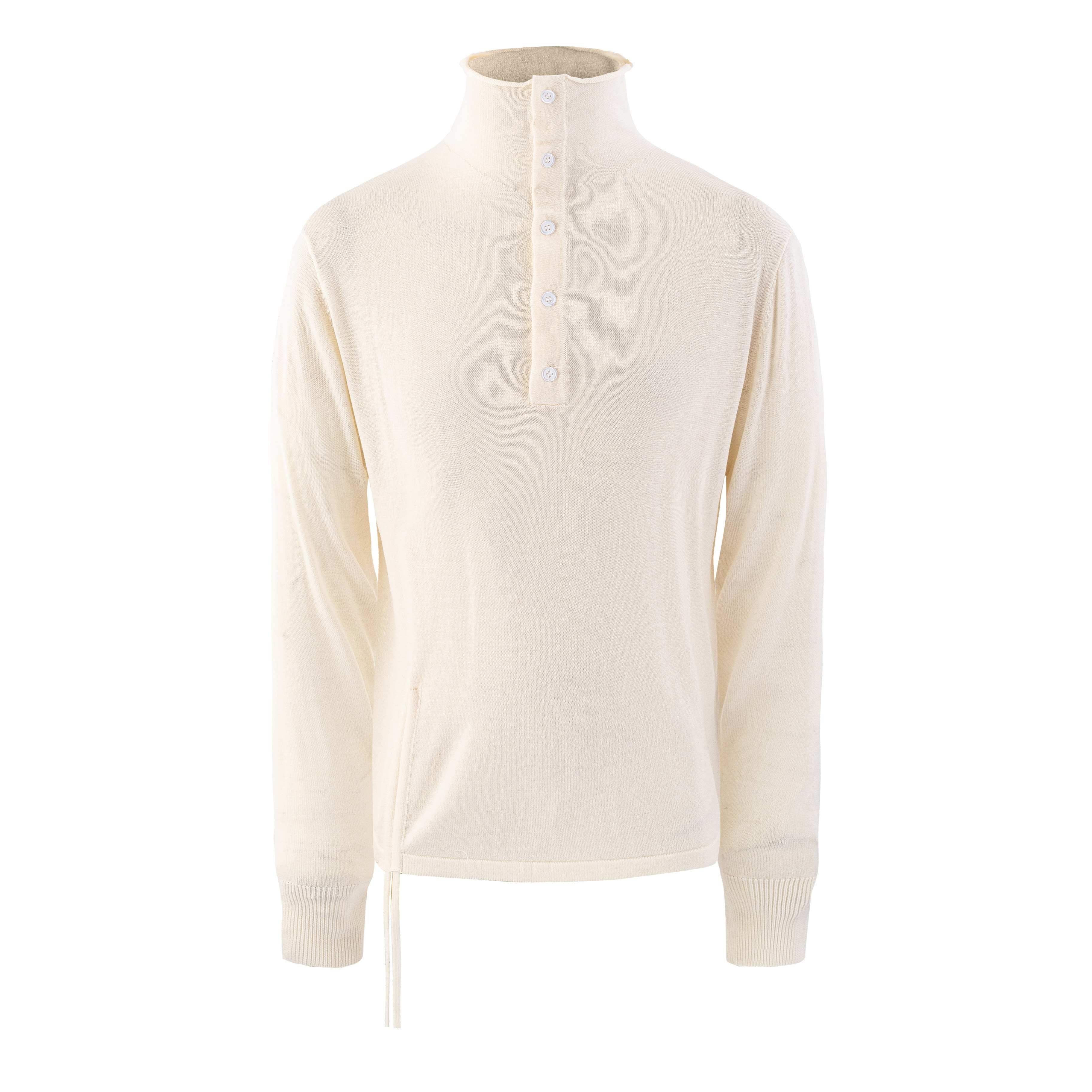 Hypeyourself_Embroidered_Wool_Loose_Fit_Half_Turtleneck_Button_Pullover_Unisex_Sweaters_MISSTT