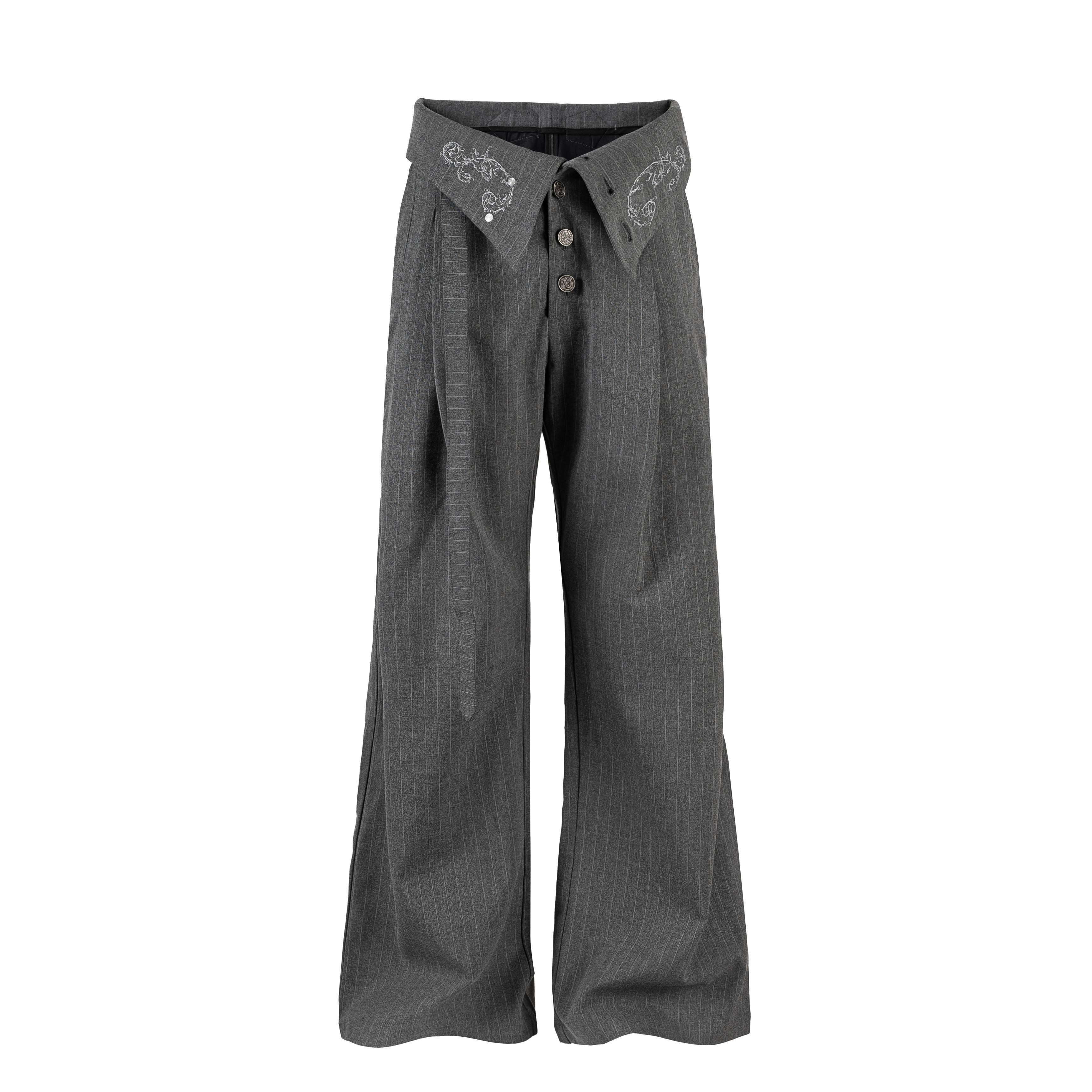 Hypeyourself_High_Waist_Embroidered_Pleated_Urban_Casual_Business_Loose_Striped_Flared_Pants_MISSTT