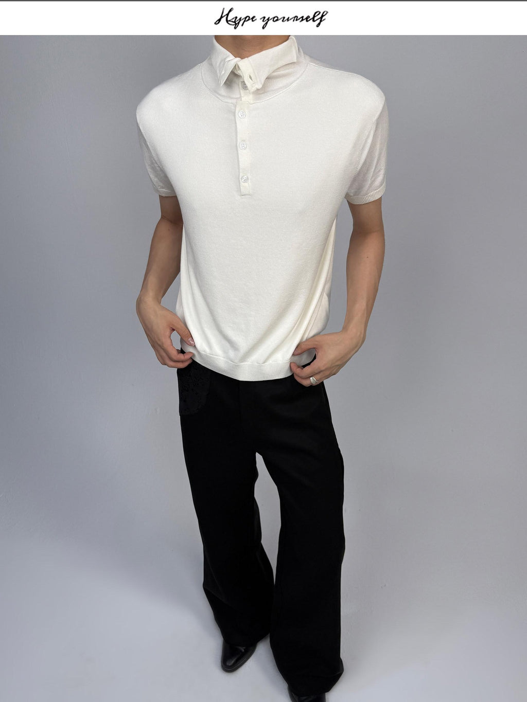 Hypeyourself Soft Breathable Modal Blend Loose Casual Unisex Solid Short Sleeve T-Shirts