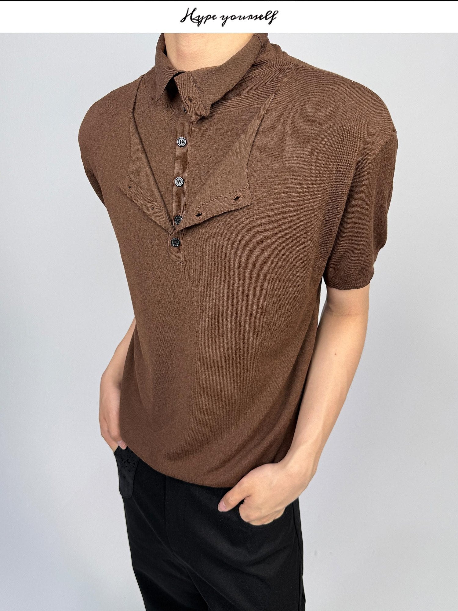 Hypeyourself Soft Breathable Modal Blend Loose Casual Unisex Solid Short Sleeve T-Shirts