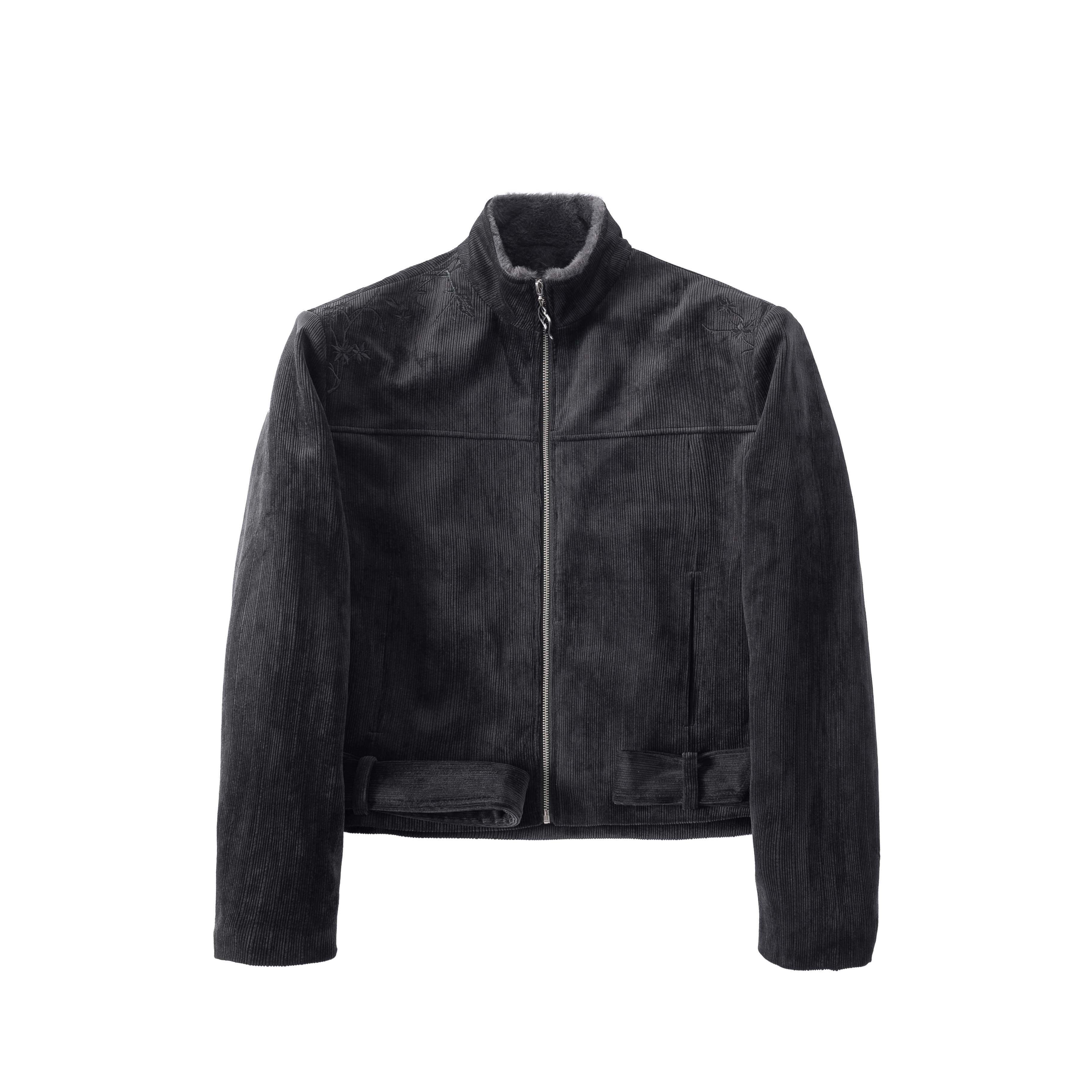 Hypeyourself_Warm_Corduroy_Classic_Stand_Collar_Fine_Stripe_Men_Casual_Cropped_Jackets_MISSTT