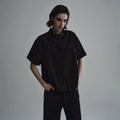 Hypeyourself_Wrinkle_Free_Minimalist_Stand_Collar_Unisex_Polyester_Short_Sleeve_Shirts_MISSTT