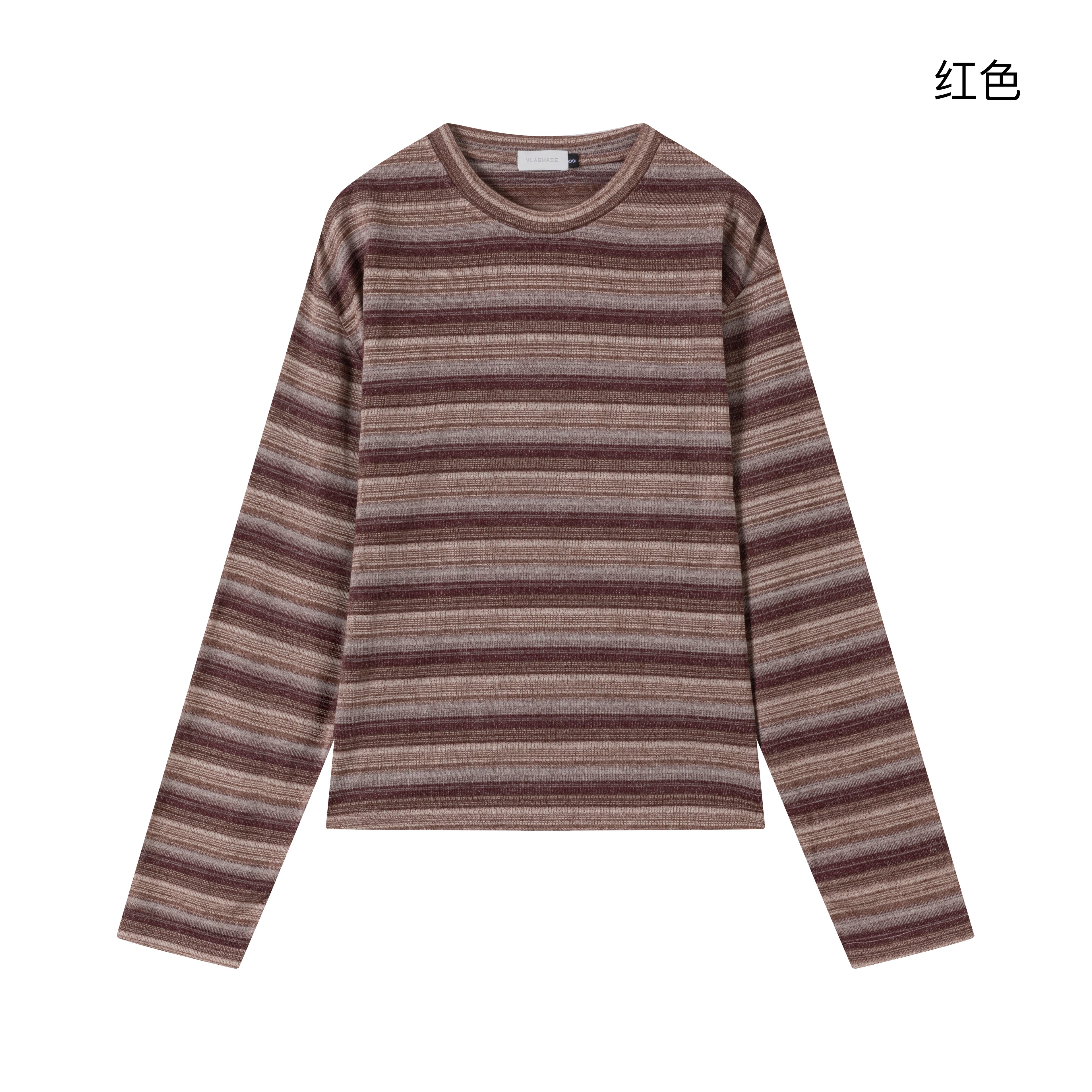 VLABMADE_Breathable_Wrinkle_Resistant_Washed_Striped_Loose_Unisex_Long_Sleeve_T-Shirts_MISSTT