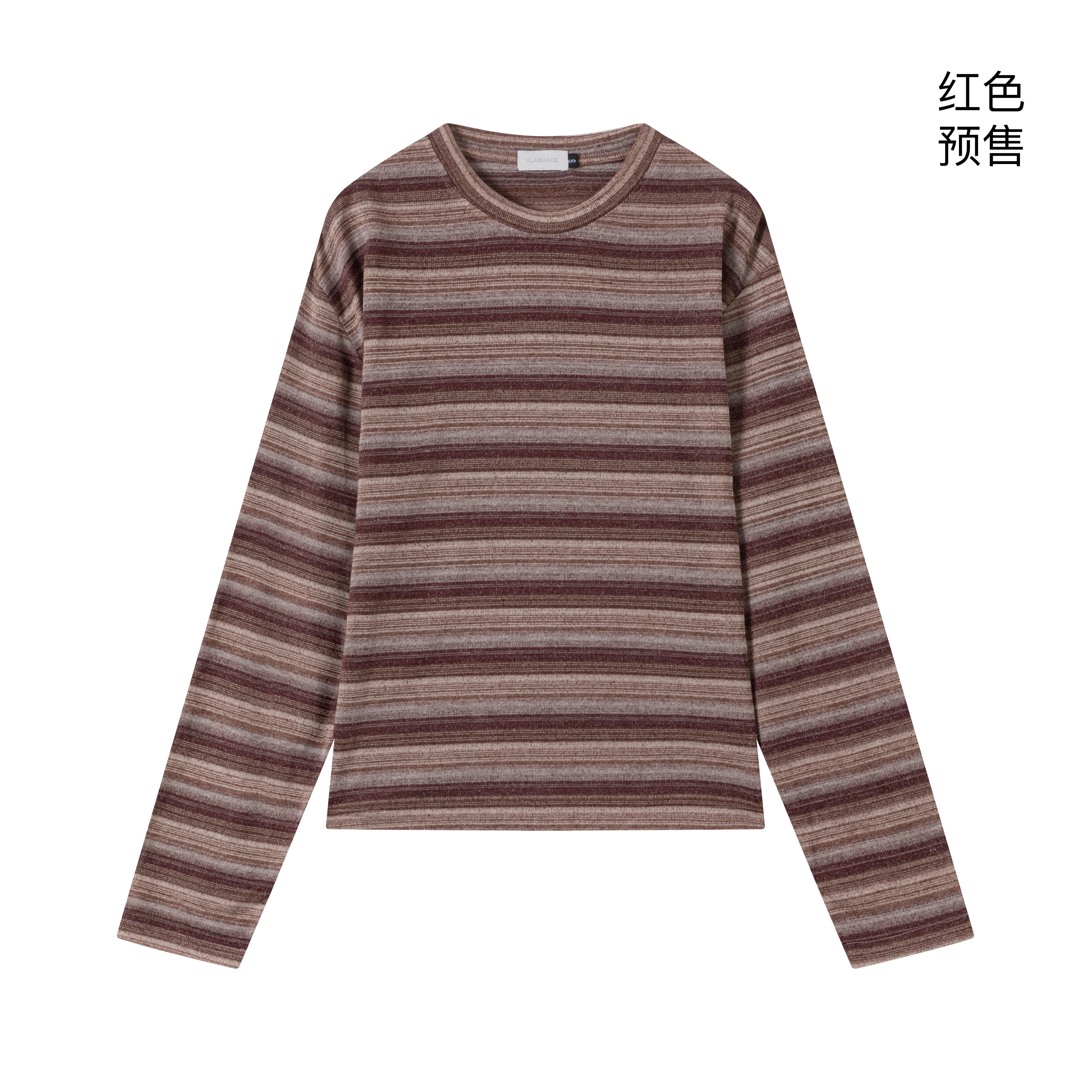 VLABMADE_Breathable_Wrinkle_Resistant_Washed_Striped_Loose_Unisex_Long_Sleeve_T-Shirts_MISSTT