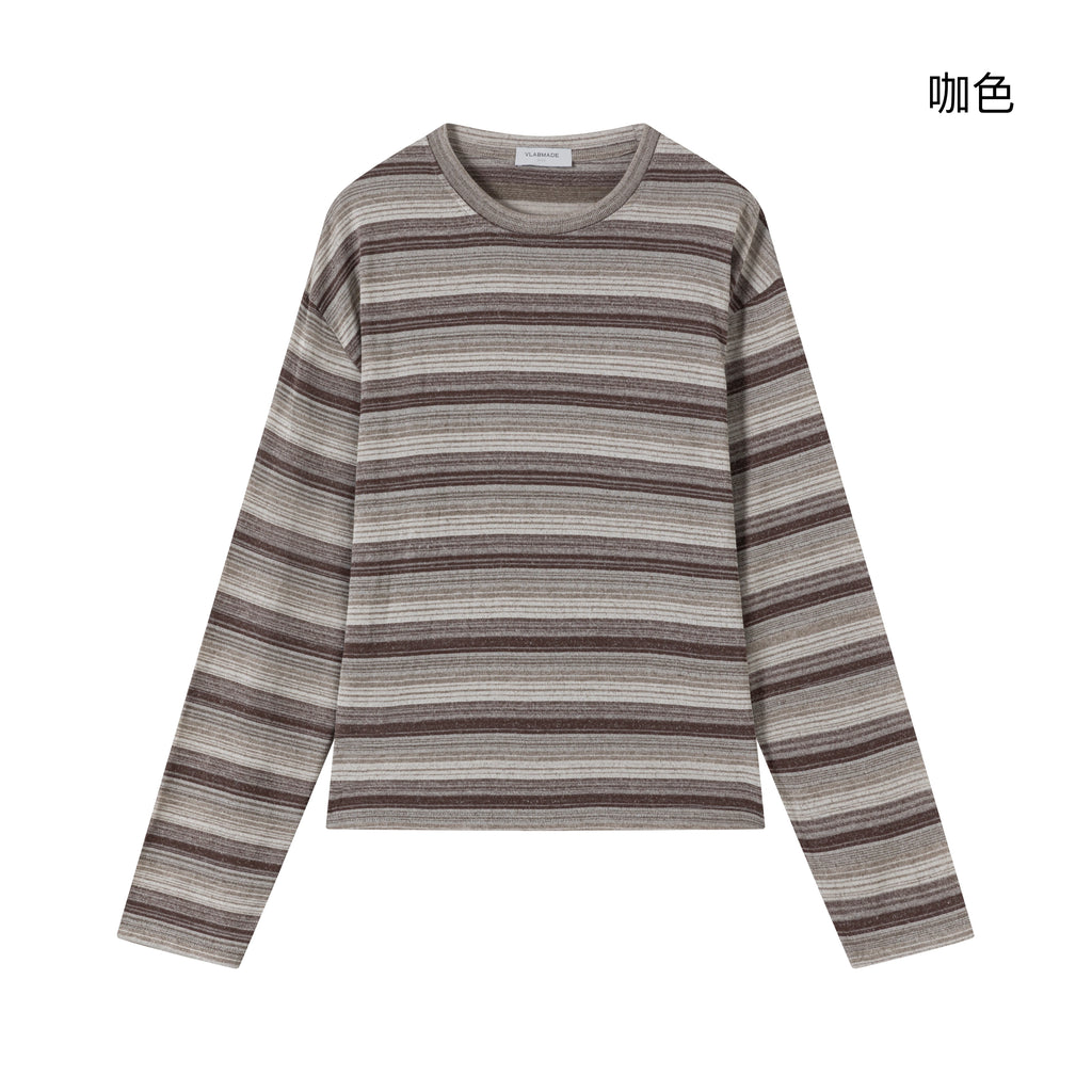 VLABMADE_Breathable_Wrinkle_Resistant_Washed_Striped_Loose_Unisex_Long_Sleeve_T-Shirts_MISSTT