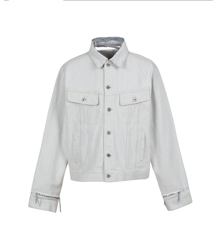 VLABMADE_100_Percent_Cotton_Cropped_Boxy_Topstitch_Casual_Men_Cream_Trucker_Jackets_MISSTT