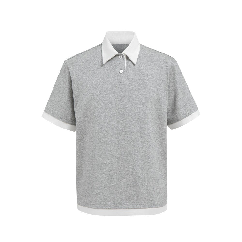 VLABMADE_Bamboo_Slub_Non_Iron_Colorblock_Loose_Fit_Men_Stretch_Short_Sleeve_Polo_Shirts_MISSTT