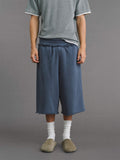 VLABMADE_Breathable_Cotton_Blend_Frayed_Hem_Loose_Mid_Rise_Neutral_Street_Sweat_Shorts_MISSTT