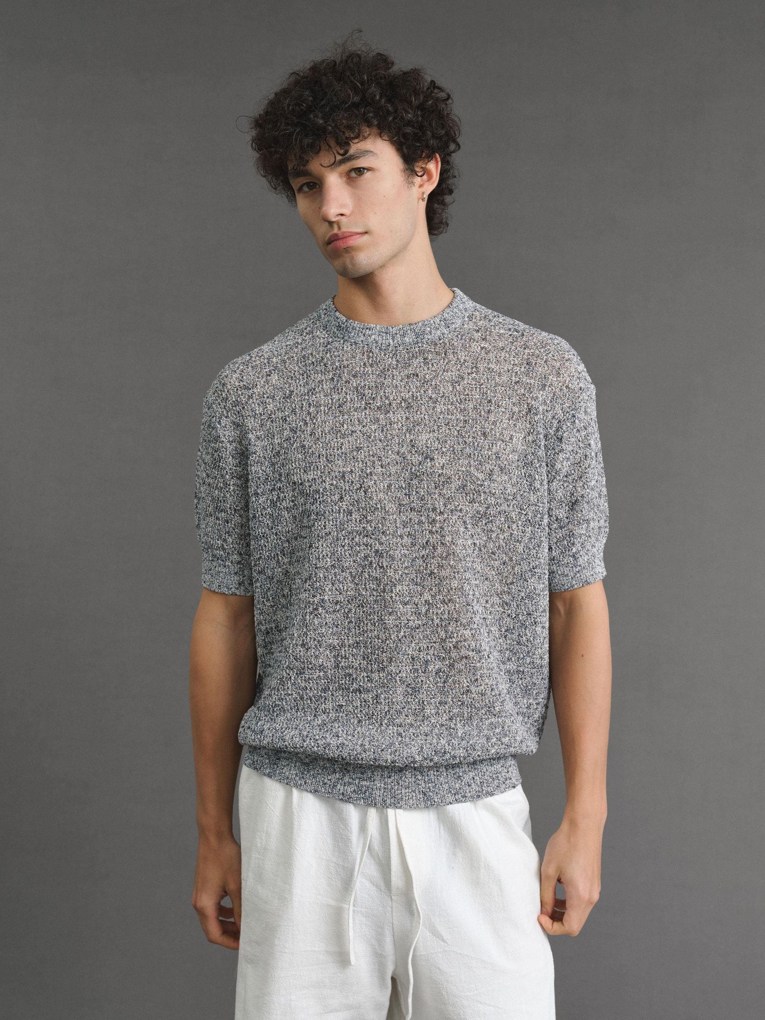 VLABMADE Breathable Cotton Blend Loose Fit Crew Neck Unisex Floral Short Sleeve T-Shirts