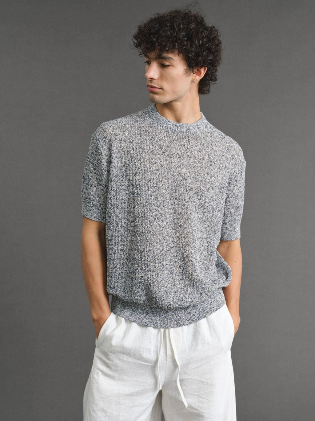 VLABMADE Breathable Cotton Blend Loose Fit Crew Neck Unisex Floral Short Sleeve T-Shirts