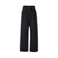 VLABMADE_Breathable_Cotton_High_Waist_Wide_Straight_Snow_Wash_Black_Gray_Relaxed_Jeans_MISSTT