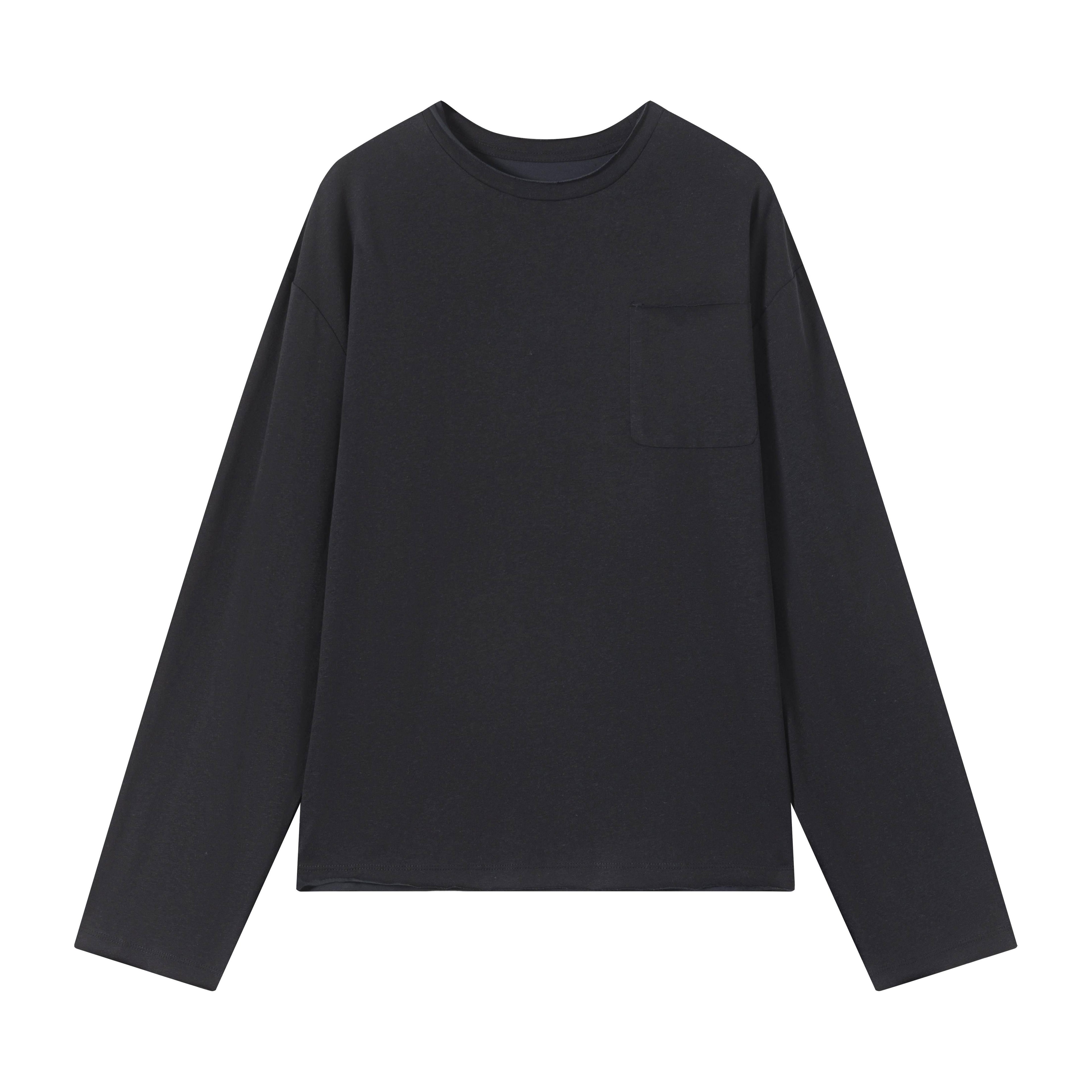 VLABMADE_Breathable_Cotton_Lyocell_Linen_Pocket_Regular_Fit_Unisex_Long_Sleeve_T-Shirts_MISSTT