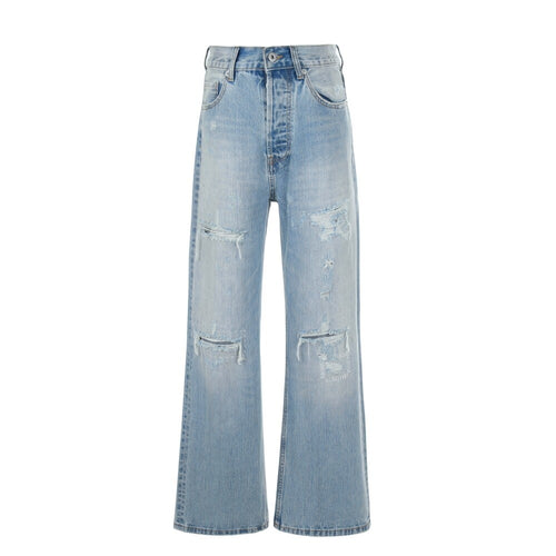 VLABMADE_Breathable_Cotton_Ripped_Mid_Rise_Light_Wash_Casual_Loose_Fit_Flared_Jeans_MISSTT