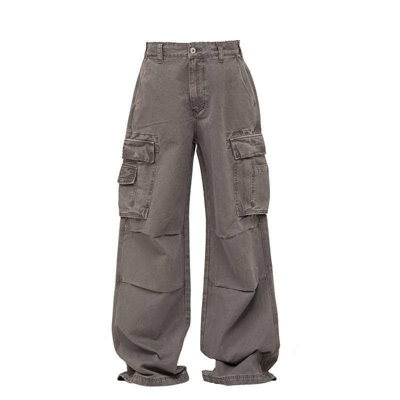 VLABMADE_Breathable_Distressed_Loose_Straight_Leg_Natural_Waist_Casual_Wide_Cargo_Pants_MISSTT