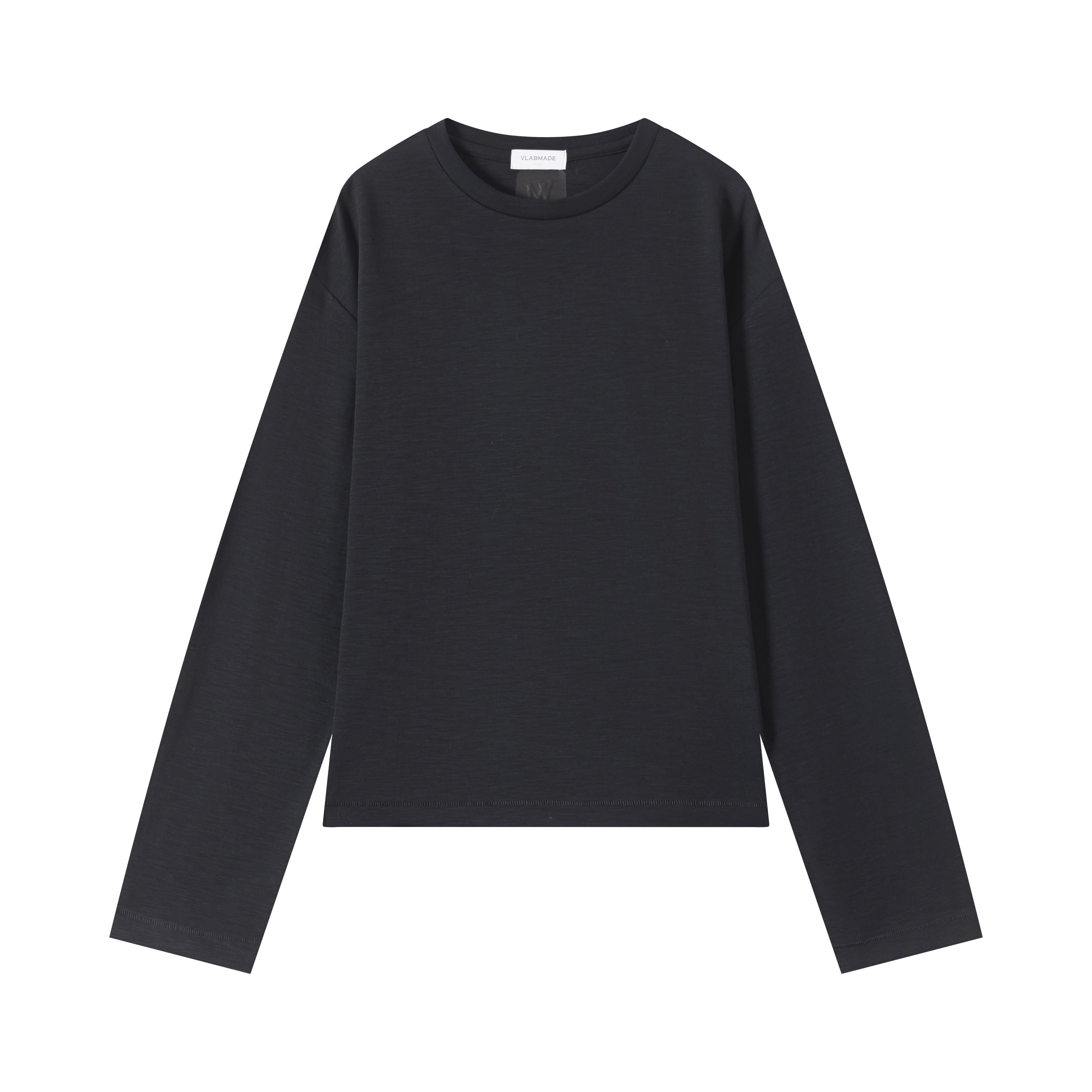 VLABMADE_Breathable_Embroidered_Slub_Cotton_Loose_Unisex_Citywalk_Long_Sleeve_T-Shirts_MISSTT