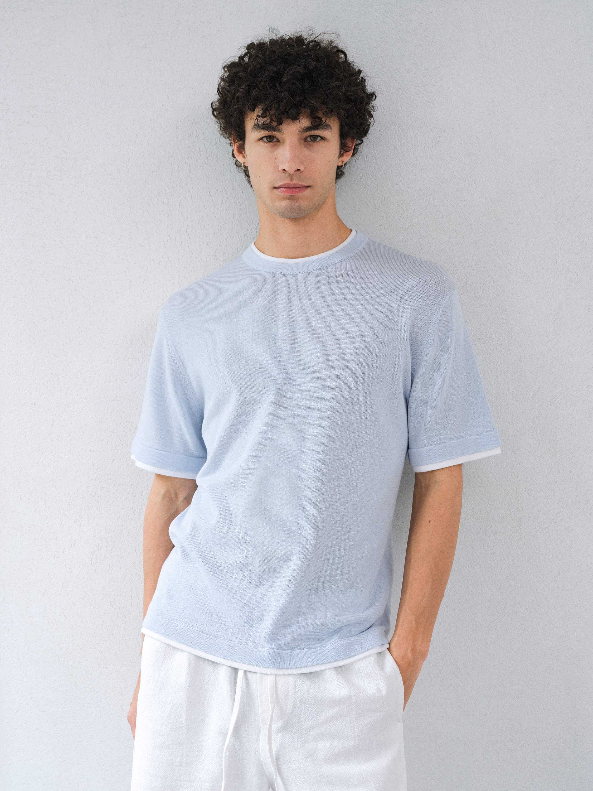 VLABMADE_Breathable_Linen_Blend_Loose_Fit_Faux_Layered_Unisex_Solid_Short_Sleeve_T-Shirts_MISSTT
