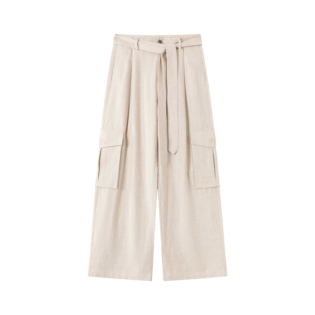 VLABMADE_Breathable_Linen_Blend_Loose_Midrise_Unisex_Cargo_Pockets_Wide_Cargo_Pants_MISSTT
