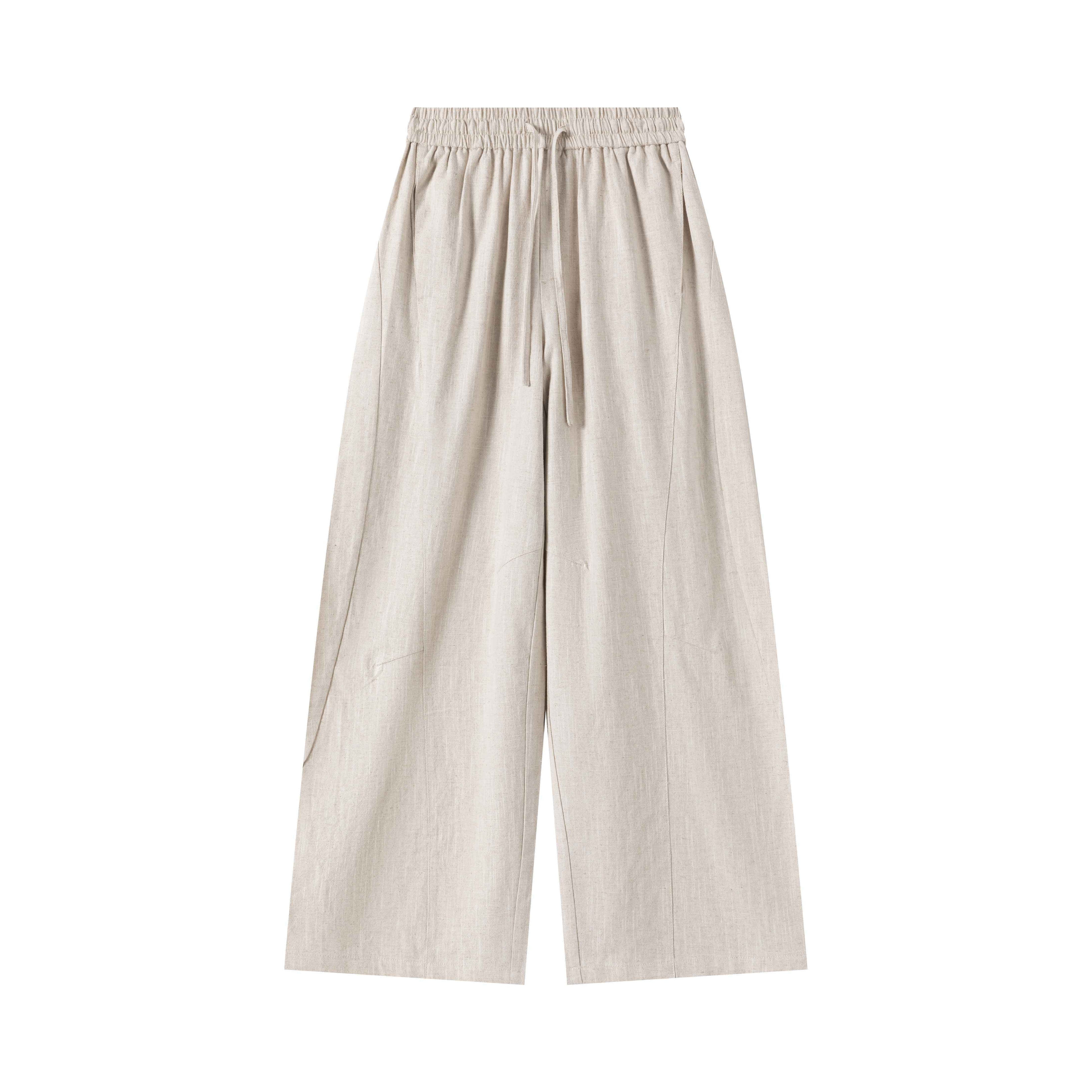 VLABMADE_Breathable_Linen_Blend_Relaxed_Wideleg_Tie_Waist_Straight-Leg_Casual_Trousers_MISSTT