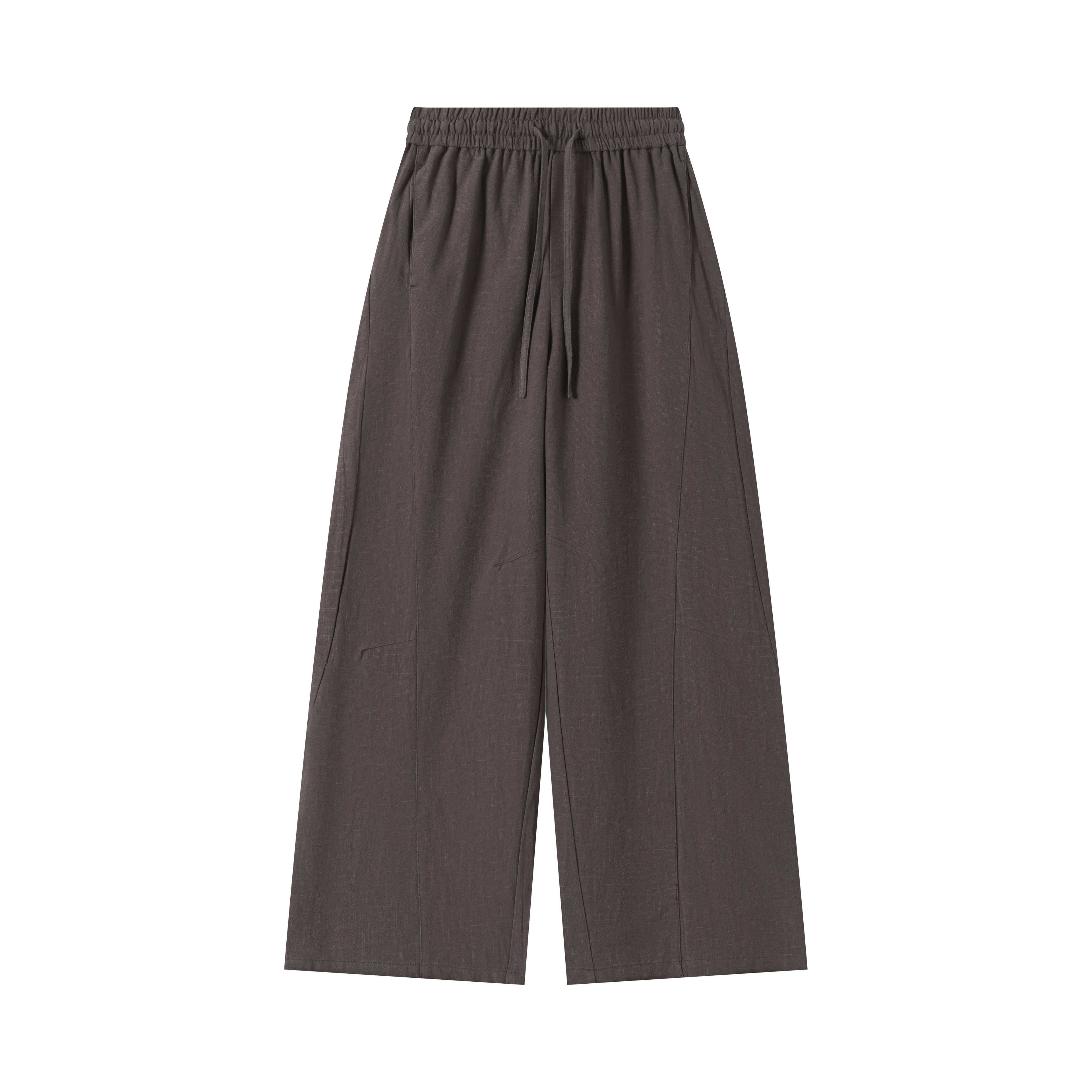 VLABMADE_Breathable_Linen_Cotton_Loose_Fit_Patchwork_Unisex_Barrel-Leg_Casual_Trousers_MISSTT