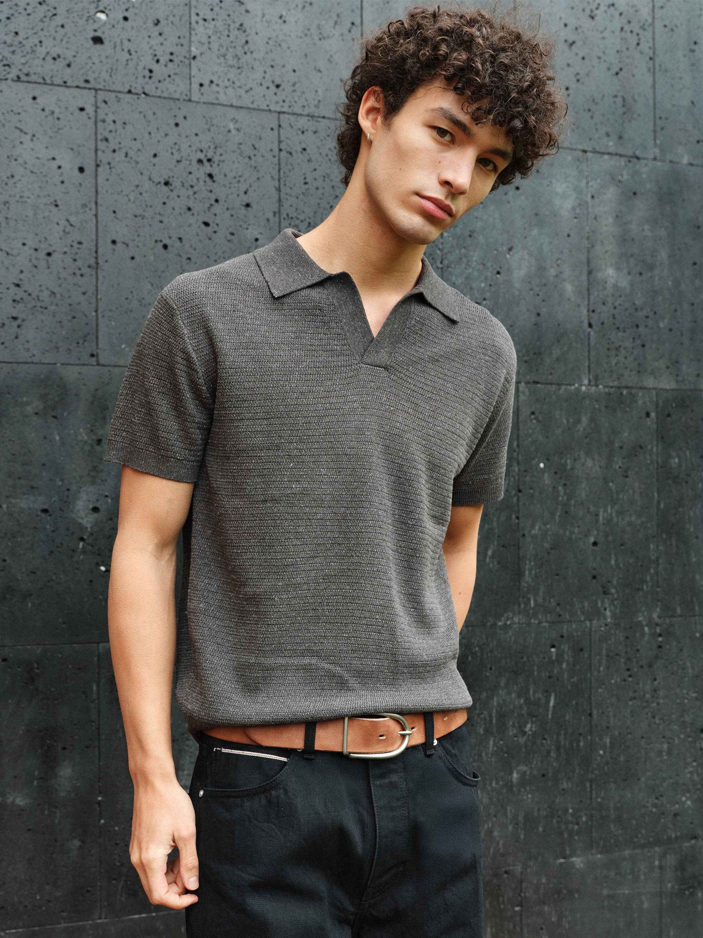 VLABMADE_Breathable_Linen_Mix_Seagull_Neck_Regular_Unisex_Solid_Short_Sleeve_Polo_Shirts_MISSTT