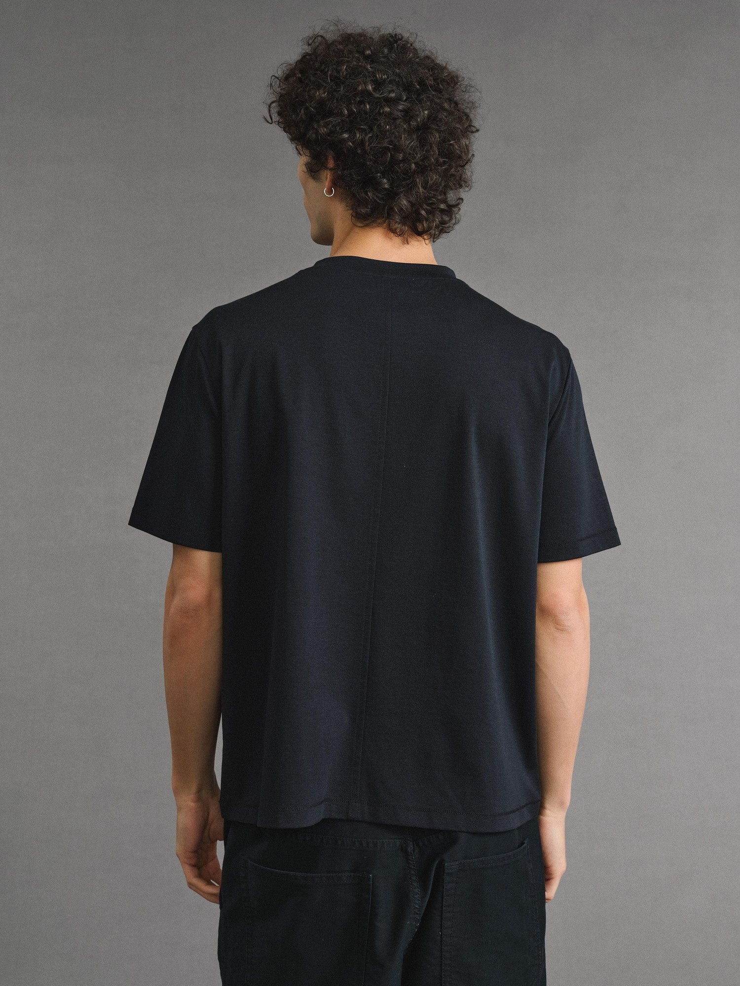 VLABMADE Breathable Silk Blend Loose Cleanfit Unisex Crew Neck Short Sleeve T-Shirts