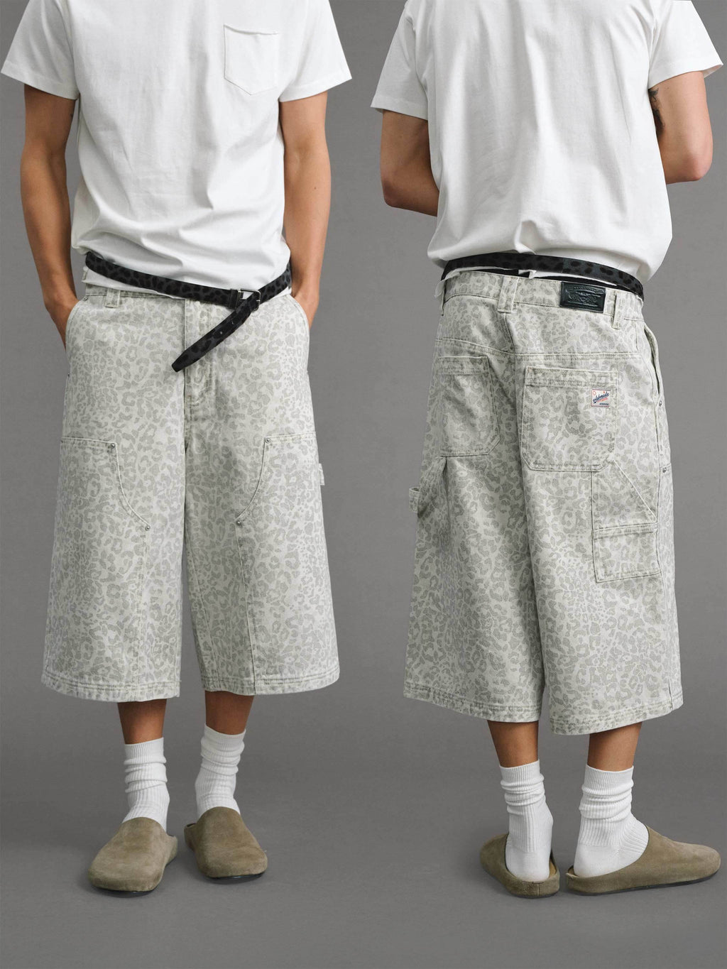 VLABMADE_Distressed_Leopard_Print_Wide_Leg_Loose_Fit_Mid_Rise_Cotton_Unisex_Cargo_Shorts_MISSTT