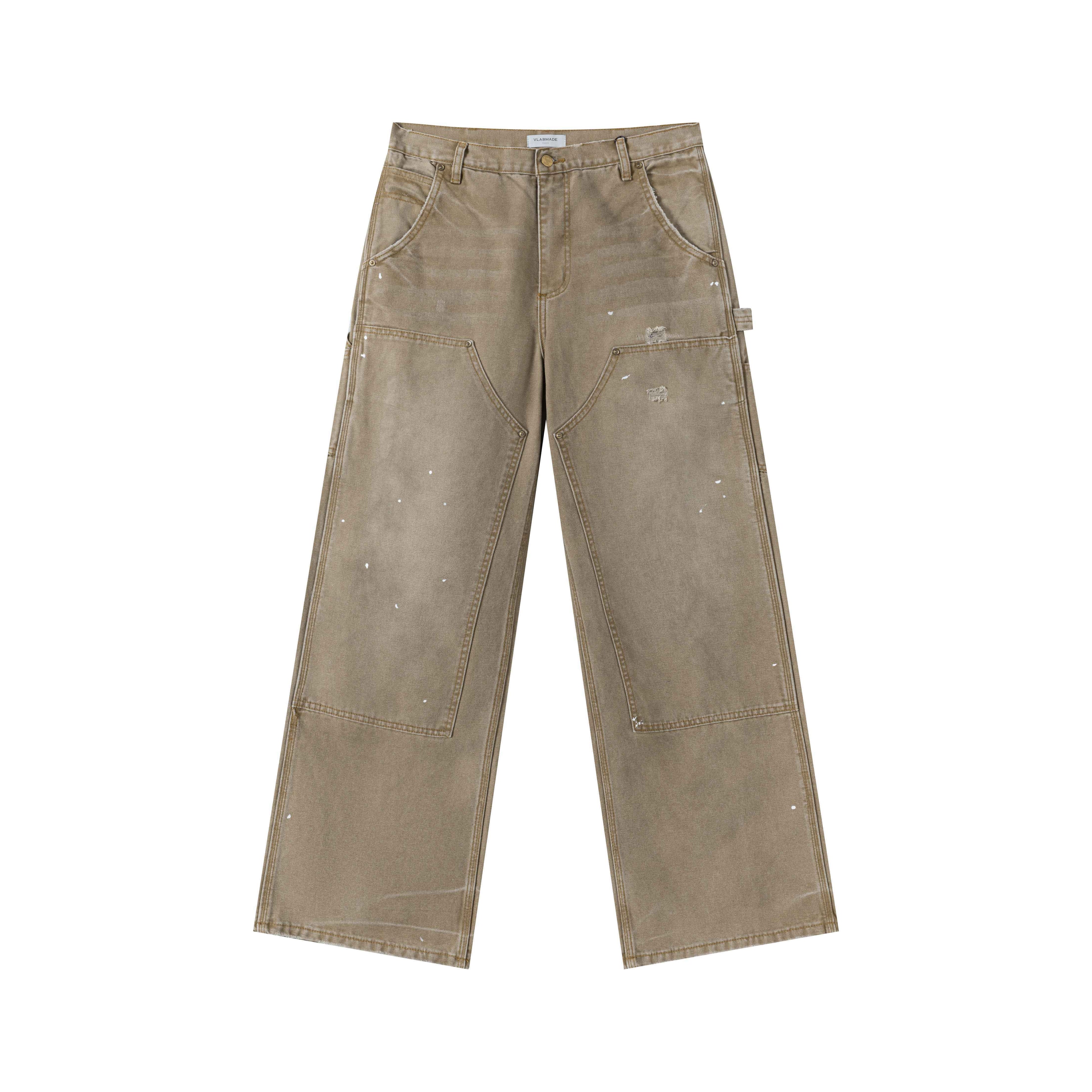VLABMADE_Distressed_Patchwork_Cotton_Relaxed_Straight_Unisex_Wide_Cargo_Pants_MISSTT