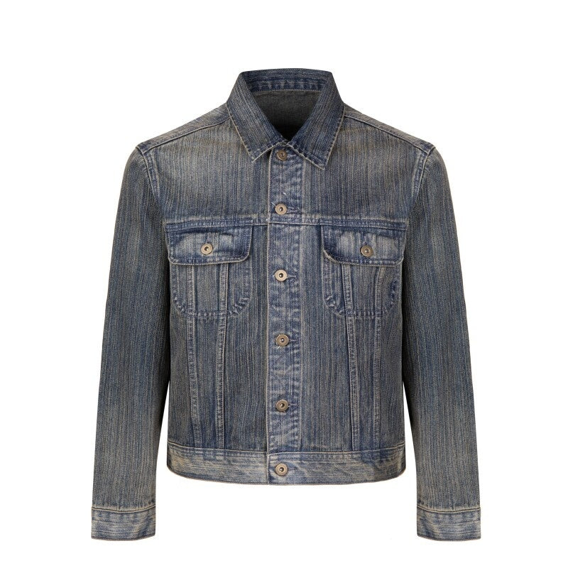 VLABMADE_Durable_100_Percent_Cotton_Ribbed_Hem_Cropped_Retro_Mens_Casual_Trucker_Jackets_MISSTT