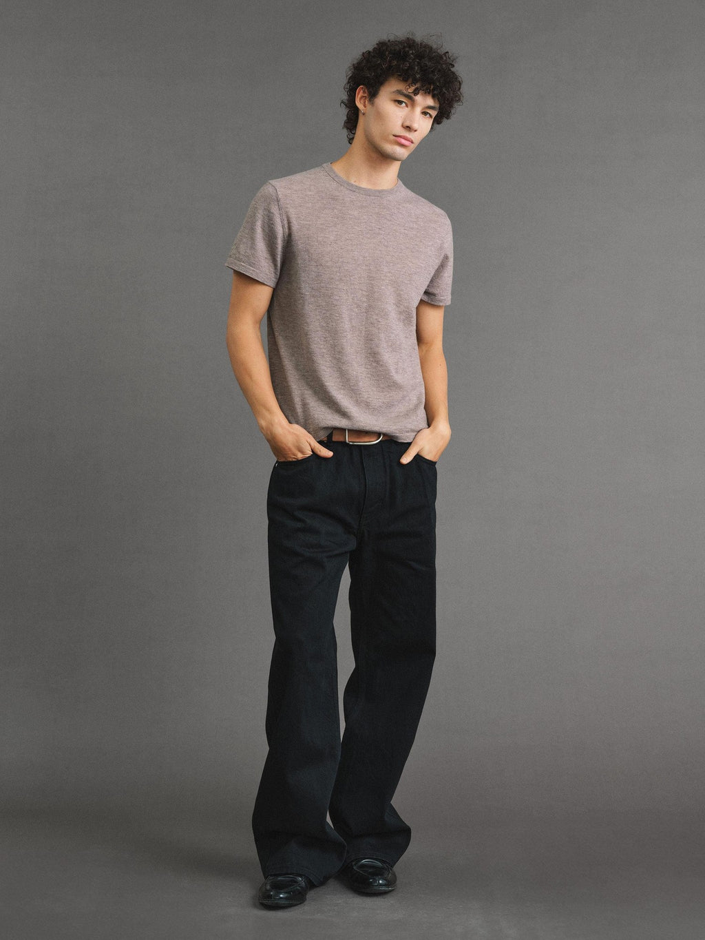 VLABMADE Fine Merino Wool Slim Fit Crew Neck Unisex Light Short Sleeve T-Shirts