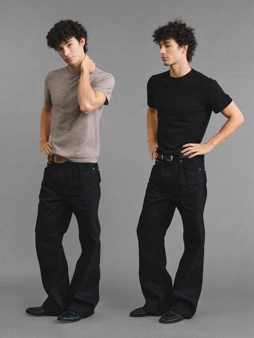 VLABMADE Fine Merino Wool Slim Fit Crew Neck Unisex Light Short Sleeve T-Shirts