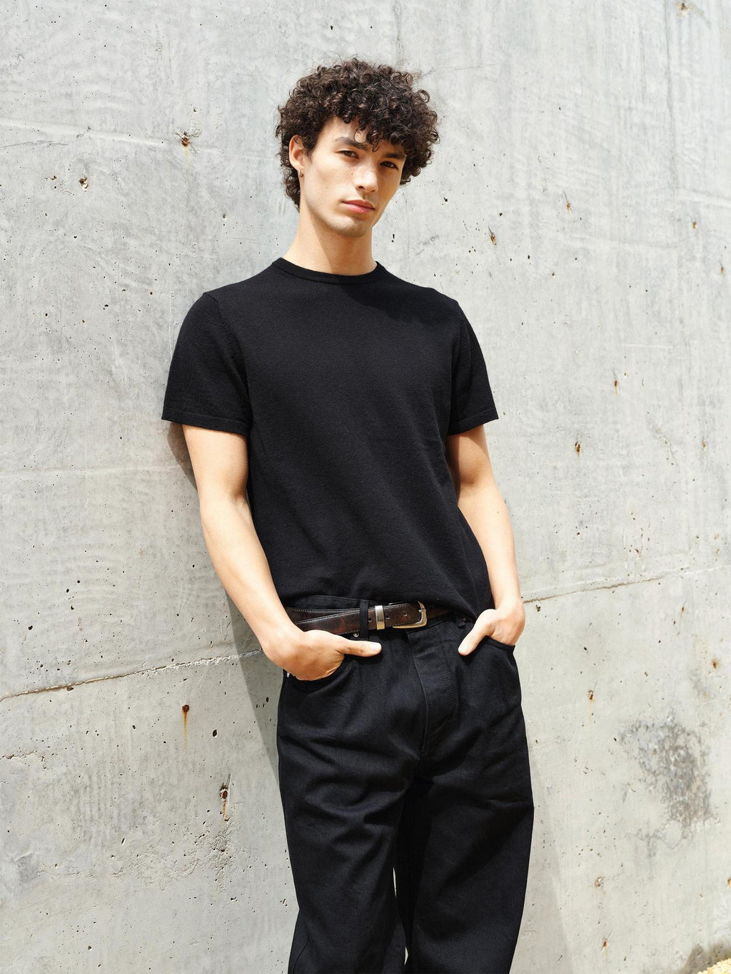 VLABMADE Fine Merino Wool Slim Fit Crew Neck Unisex Light Short Sleeve T-Shirts