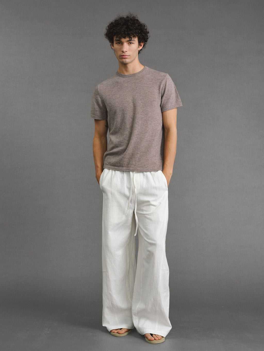 VLABMADE Fine Merino Wool Slim Fit Crew Neck Unisex Light Short Sleeve T-Shirts