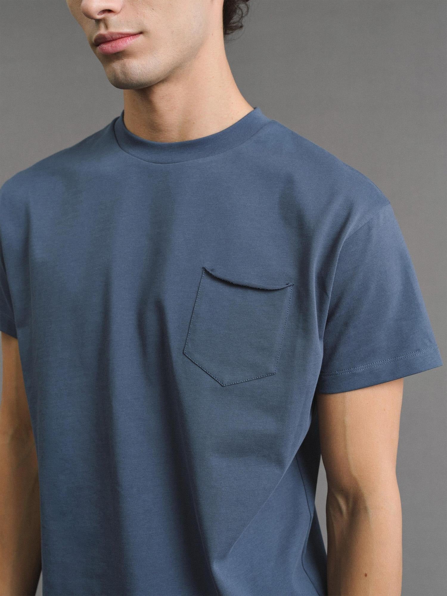VLABMADE Heavy 100% Cotton Pocket Slim Fit Vintage Unisex Short Sleeve T-Shirts
