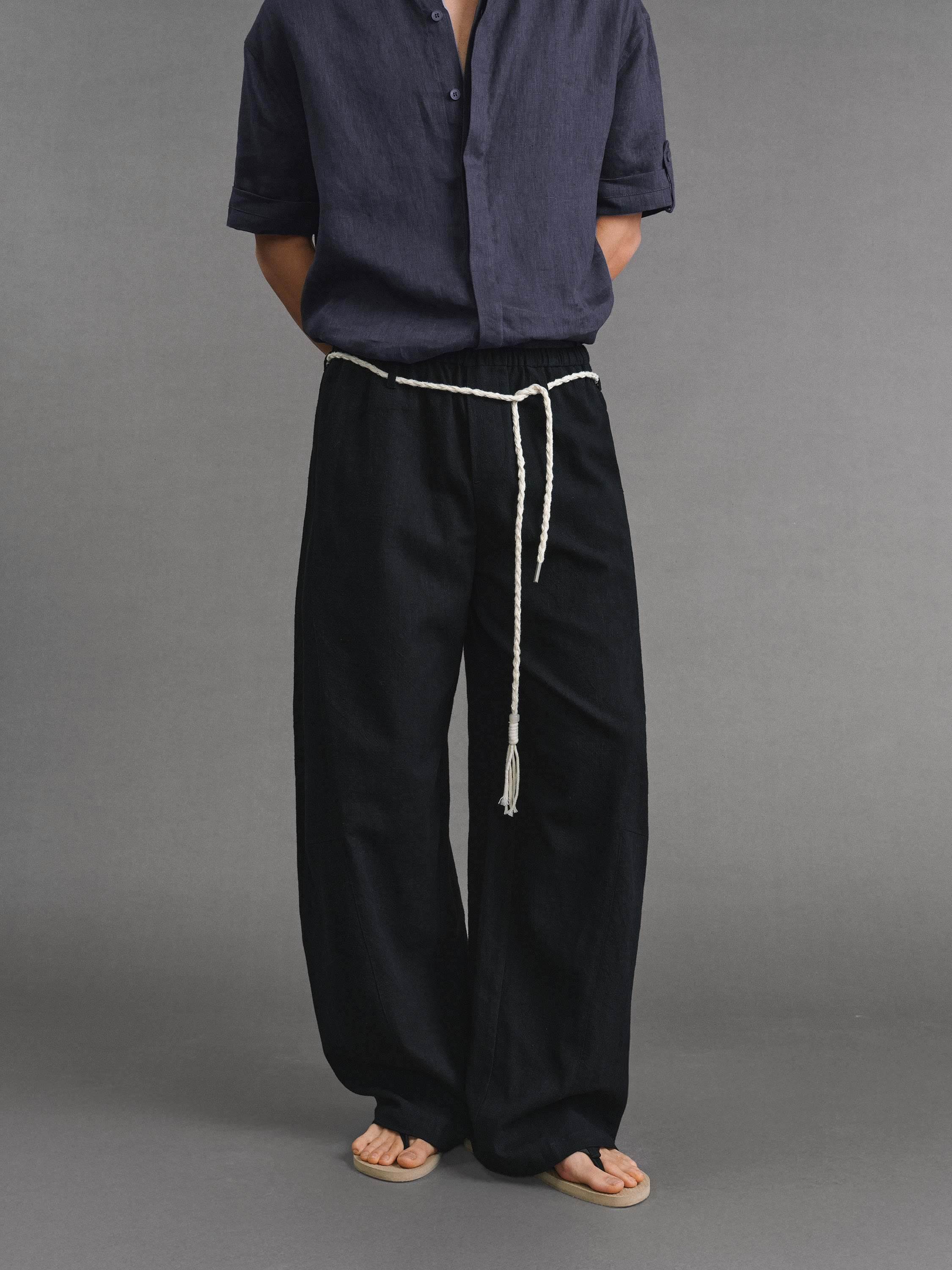 VLABMADE_Lightweight_Relaxed_3D_Details_Unisex_Linen_Cotton_Barrel-Leg_Casual_Trousers_MISSTT