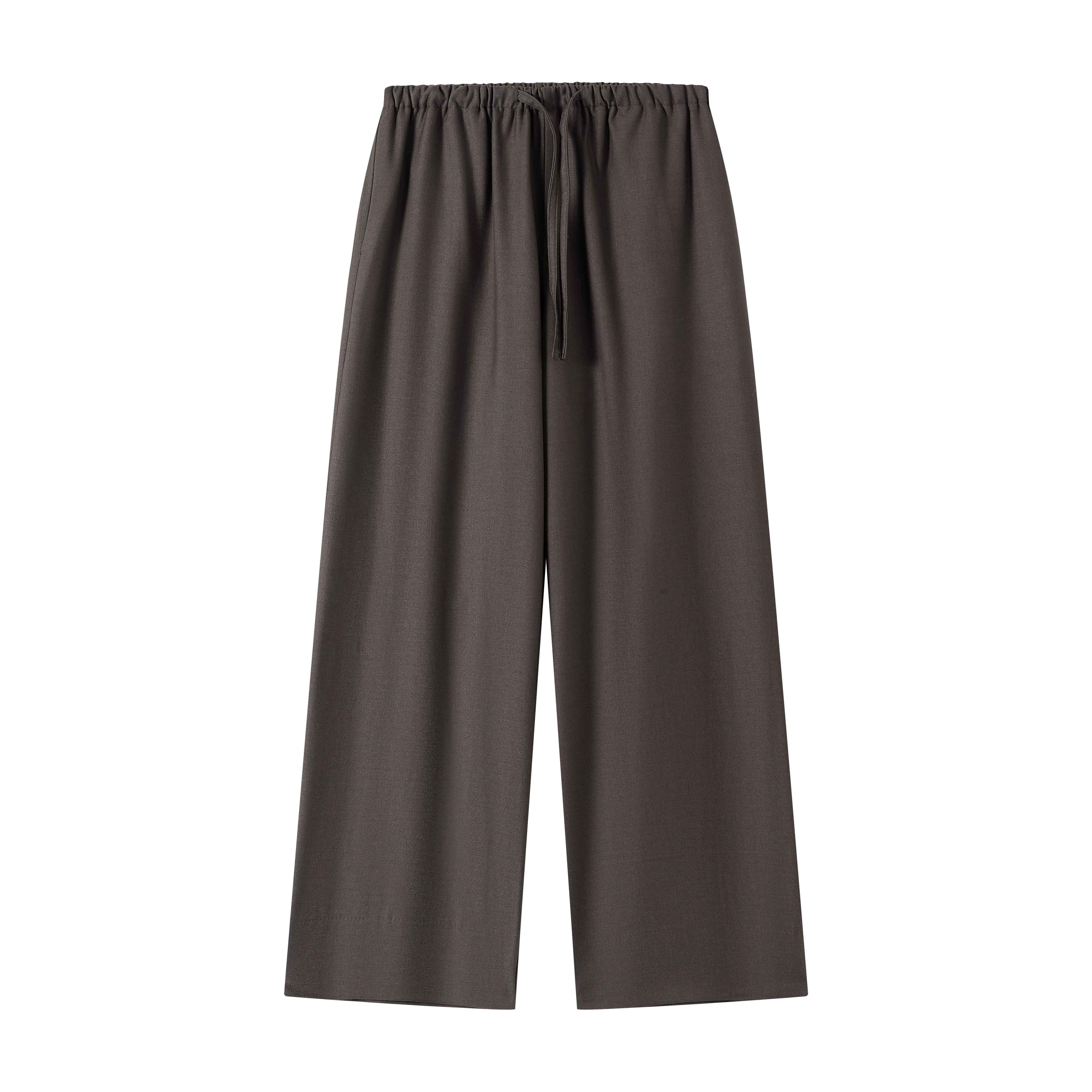 VLABMADE_Mercerized_Wool_Blend_Loose_Straight_Shape_Retaining_Drawstring_Casual_Trousers_MISSTT