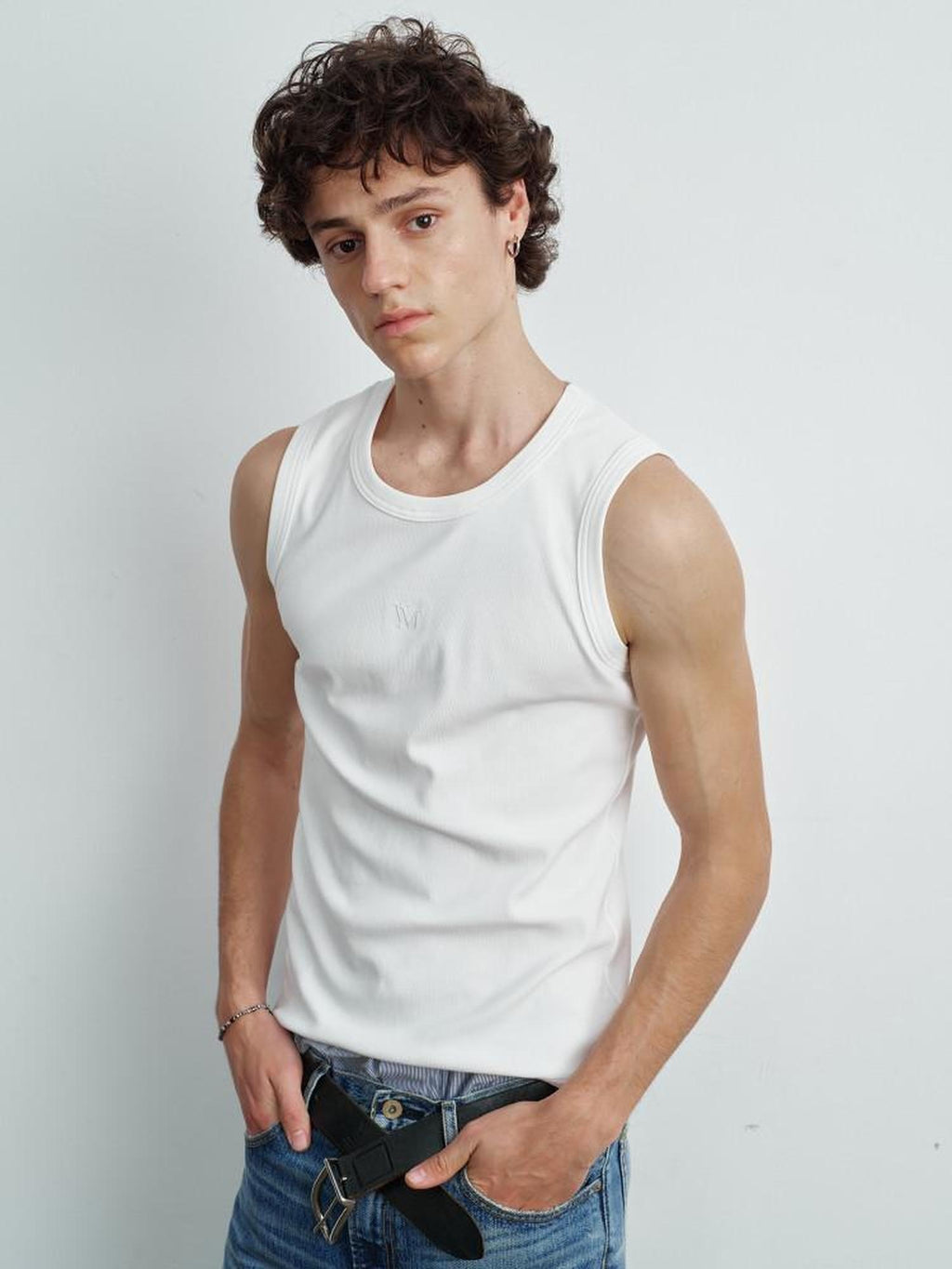 VLABMADE Moisture Wicking Ribbed Slim Everyday S To Xl Black White Gray Basic Tank Tops