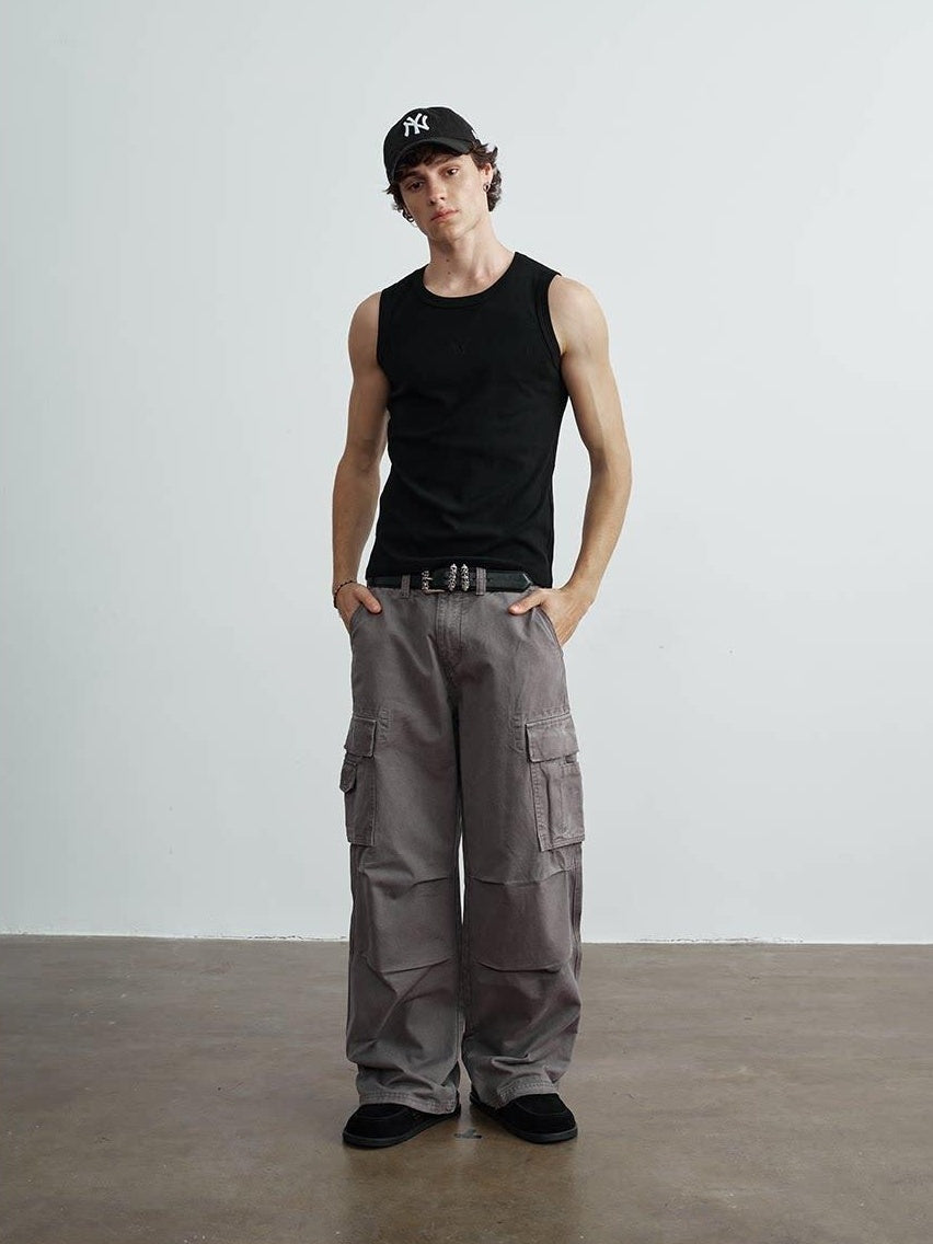 VLABMADE Moisture Wicking Ribbed Slim Everyday S To Xl Black White Gray Basic Tank Tops