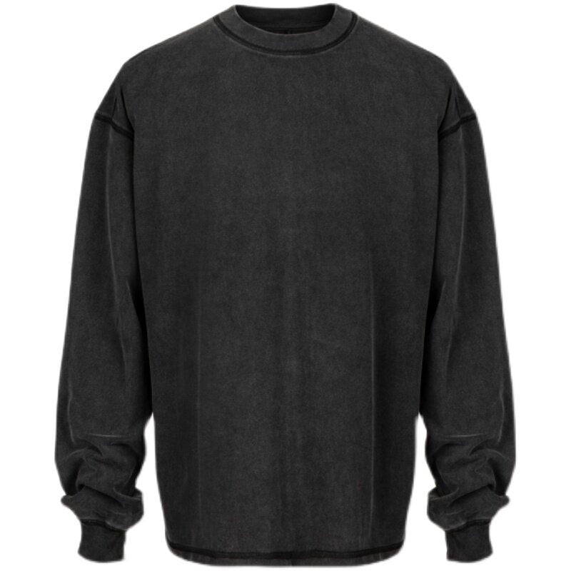 VLABMADE_Ribbed_Washed_100_Percent_Cotton_Crewneck_Mens_Street_Casual_Oversized_T-Shirts_MISSTT