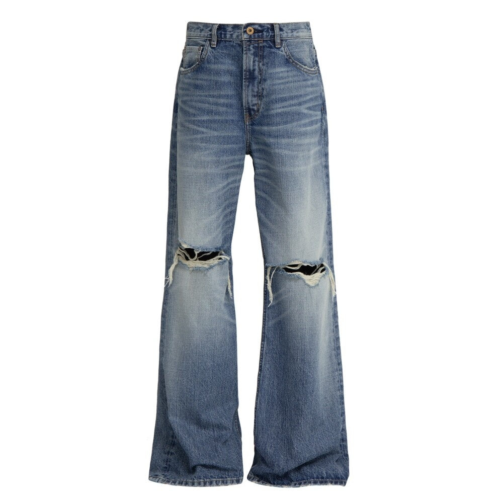 VLABMADE_Ripped_Washed_Mid_Rise_Vintage_Loose_Denim_Breathable_Blue_Straight-Leg_Jeans_MISSTT