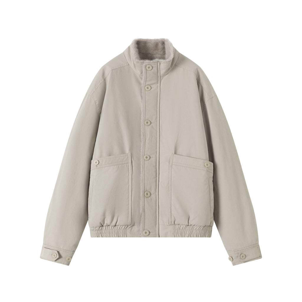 VLABMADE_Ruched_Cotton_Filled_Short_Stand_Collar_Unisex_Patch_Pocket_Puffer_Jackets_MISSTT