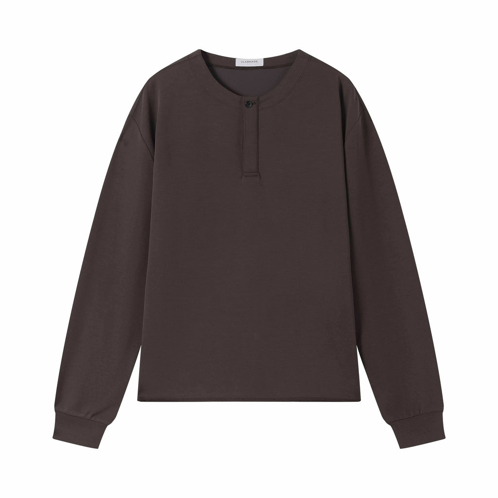 VLABMADE_Skin_Friendly_Breathable_Modal_Loose_Fit_Button_Cuffed_Unisex_Henley_Shirts_MISSTT