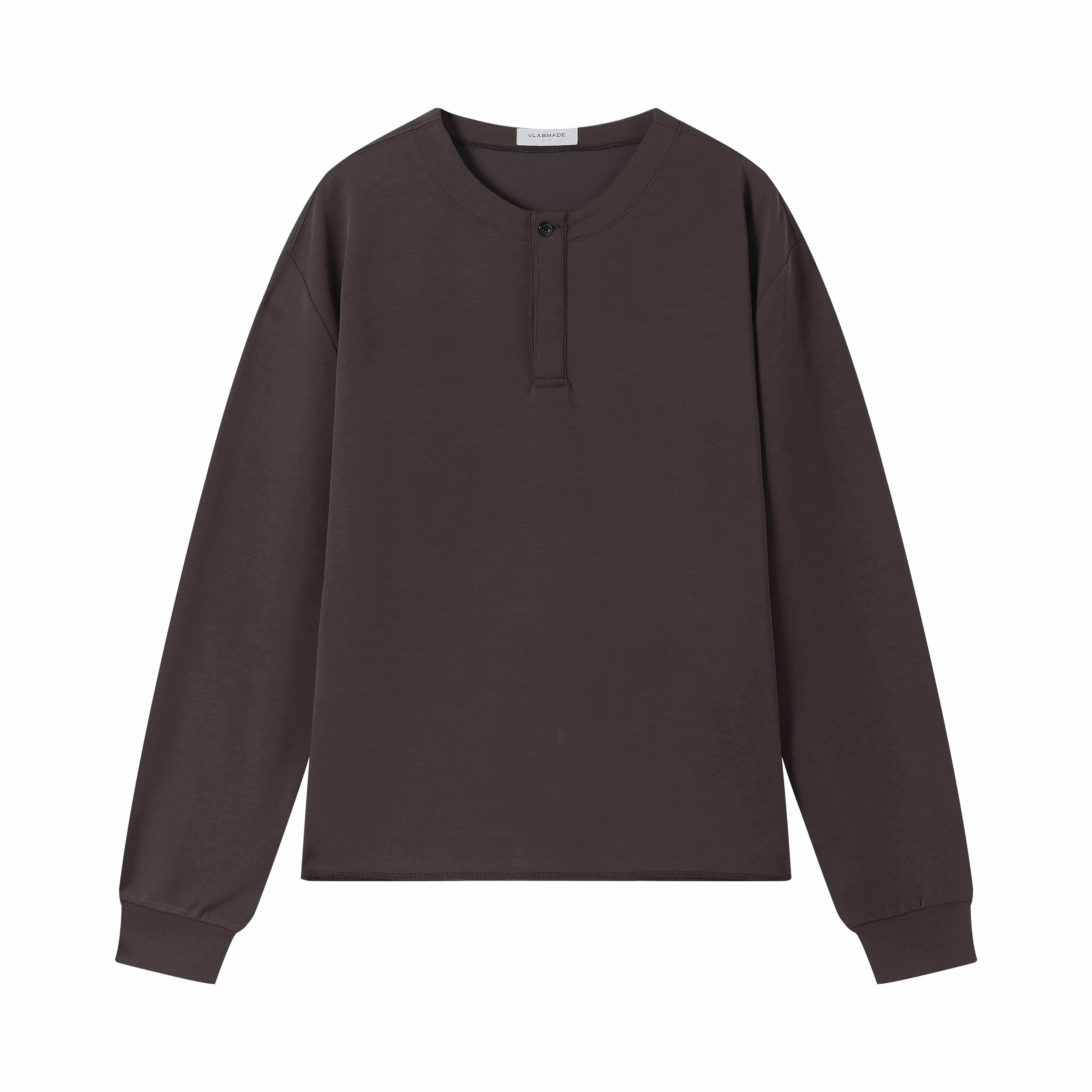 VLABMADE_Skin_Friendly_Breathable_Modal_Loose_Fit_Button_Cuffed_Unisex_Henley_Shirts_MISSTT