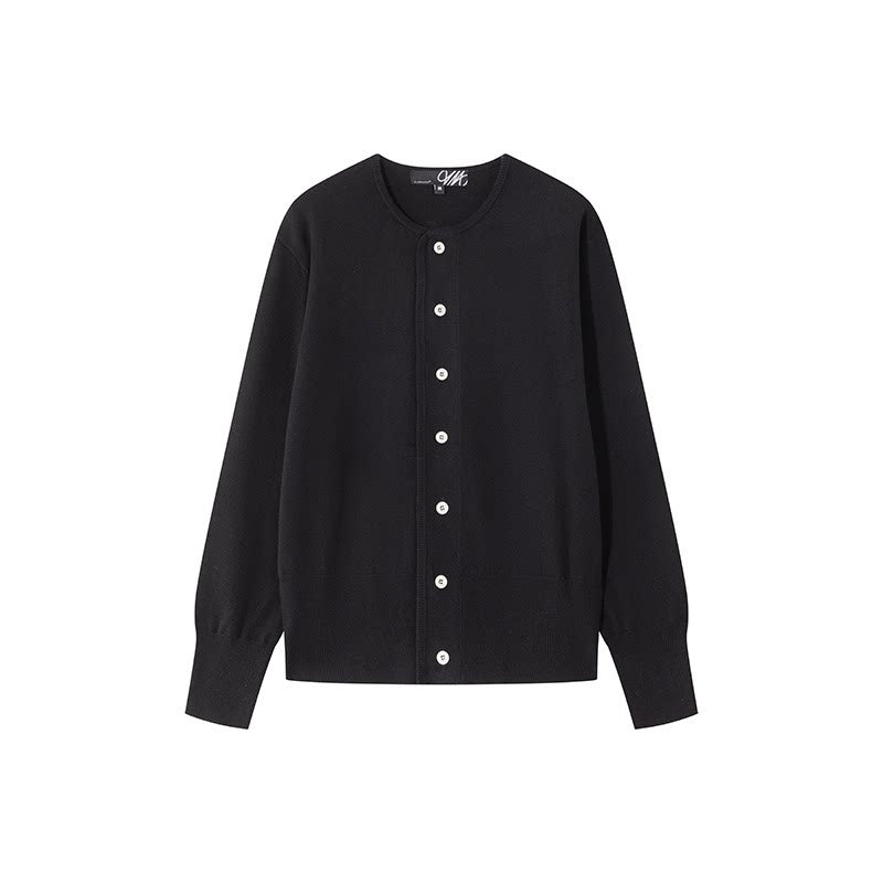 VLABMADE_Soft_Handstitched_Slim_Cropped_Round_Neck_Unisex_Wool_Blend_Button_Cardigans_MISSTT