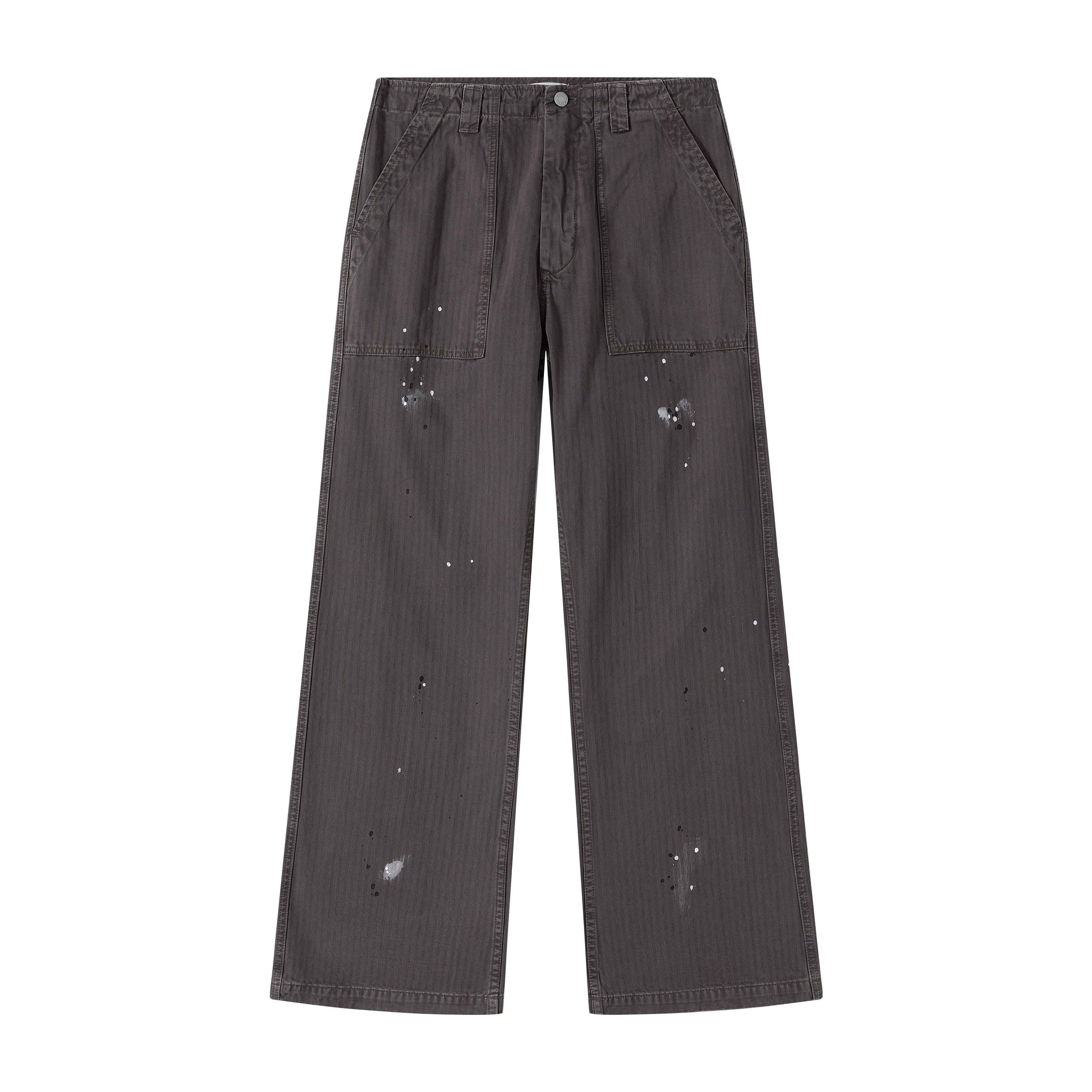 VLABMADE_Vintage_Washed_Straight_Fit_Herringbone_Cotton_Commute_Classic_Cargo_Pants_MISSTT