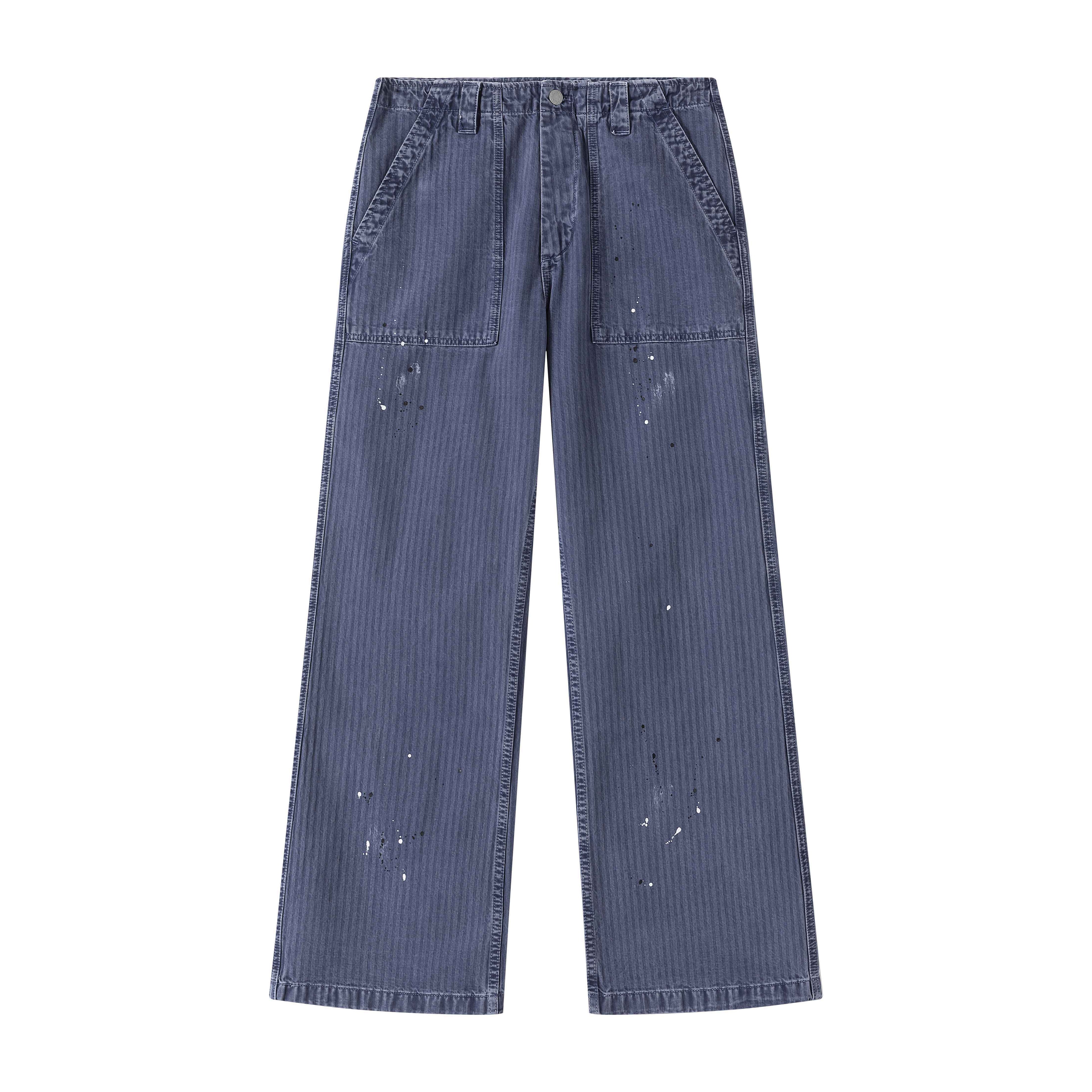 VLABMADE_Vintage_Washed_Straight_Fit_Herringbone_Cotton_Commute_Classic_Cargo_Pants_MISSTT